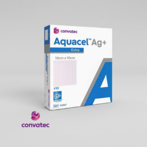 413567 AQUACEL Ag +Extra Dressings 10x10 CM