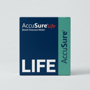 Accusure Life Blood Glucose Meter with 25 Strips