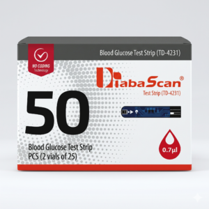 Diabascan Glucometer Strips-Pack of 50